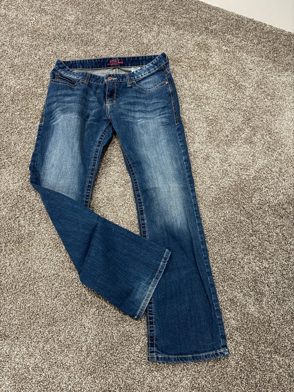 Cinch Women's Blue Bootcut Jeans - Distressed Wash